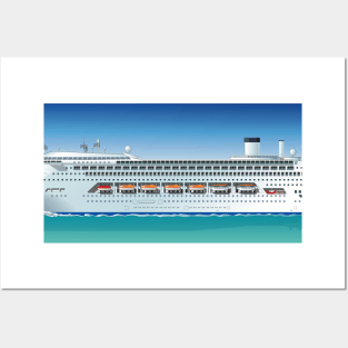 cruise ship Posters and Art